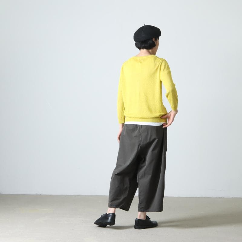 オーディナリーフィッツ✨ゆったりバルーンシルエット コットンボールパンツ スミ黒