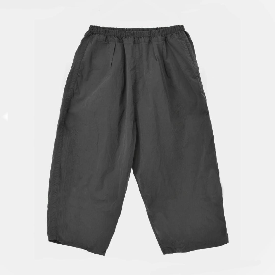 オーディナリーフィッツ✨ゆったりバルーンシルエット コットンボールパンツ スミ黒