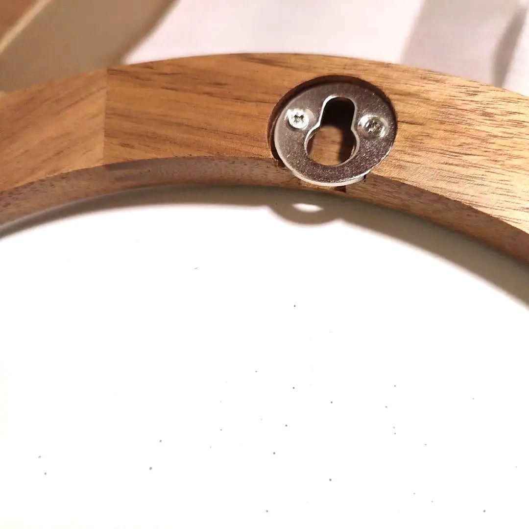 interform kemppi CL-3931天然木製三針柱壁掛時計アナログ白