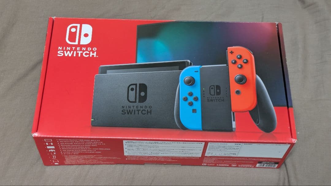 d*4様 Nintendo Switch 本体 ネオンブルー/ネオンレッド　HA
