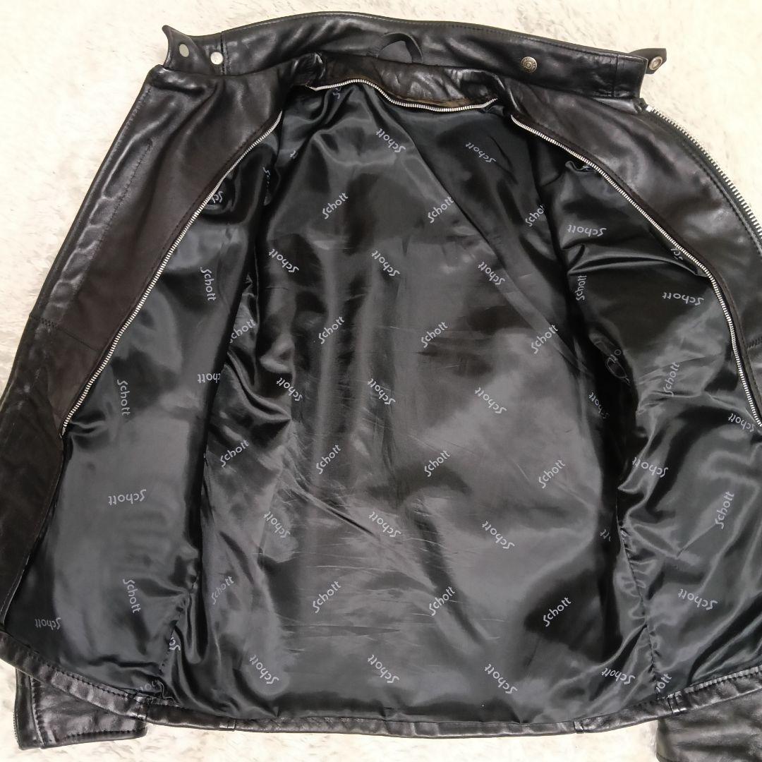 NAMI73美品】Schottショット641 シングルライダース ライナー