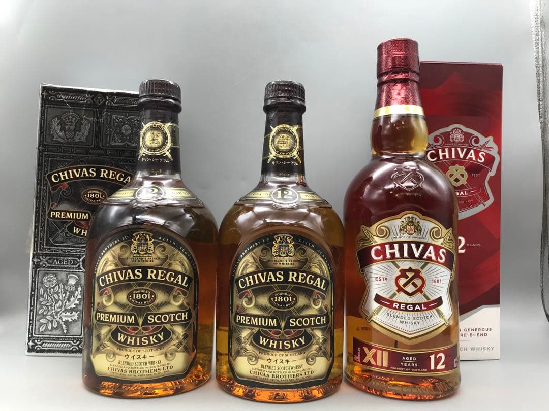 432[未開栓]CHIVAS REGAL 12年 3本セット
