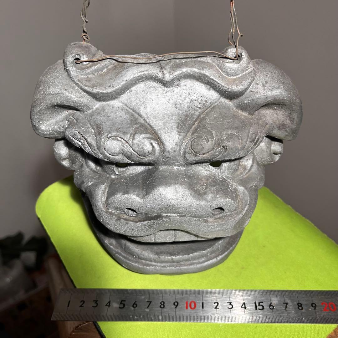 獅子舞　獅子頭　魔除け 厄除け　瓦