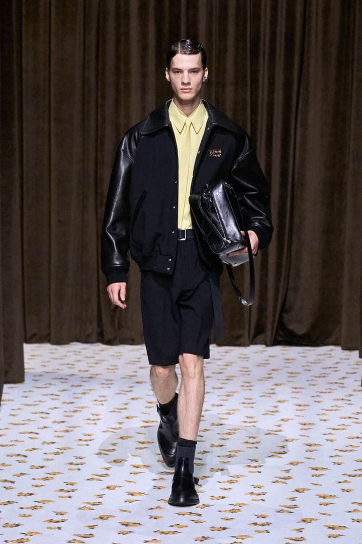 25SS JILSANDER レザージャケット　ランウェイピース