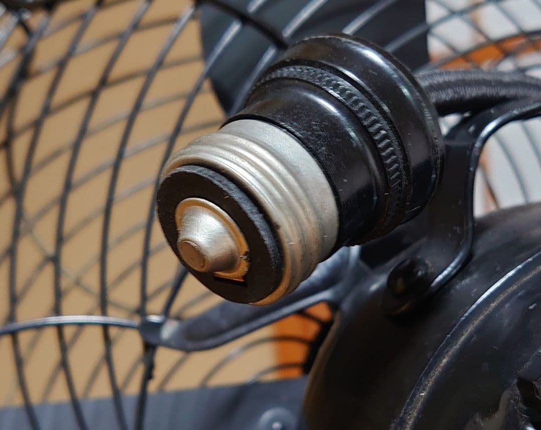 【美品】芝浦製作所 初期型扇風機 睡蓮 C-7032