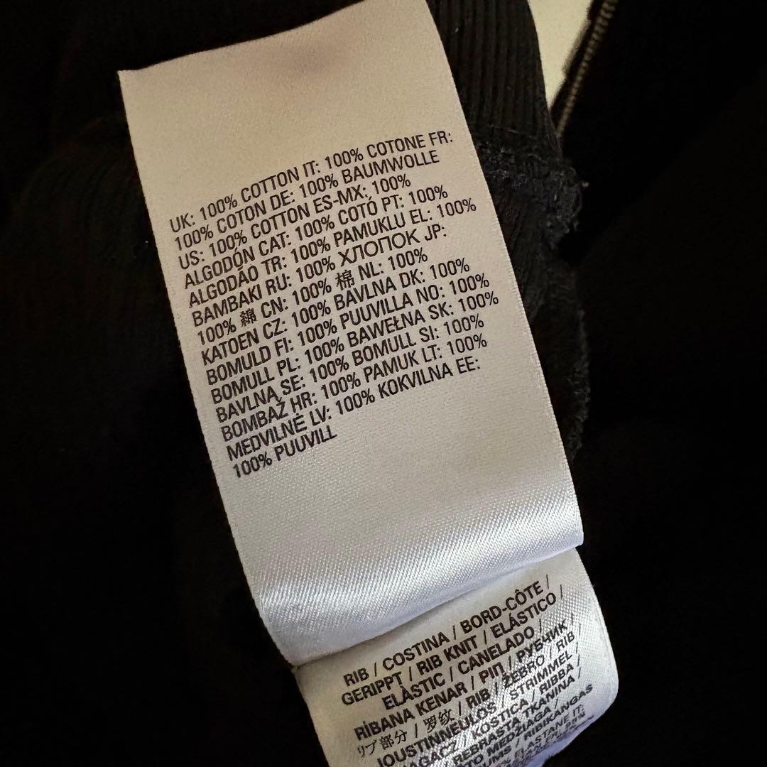 ひ*ち様 DIESEL サーマルジップパーカー ブラック L ディーゼル A00