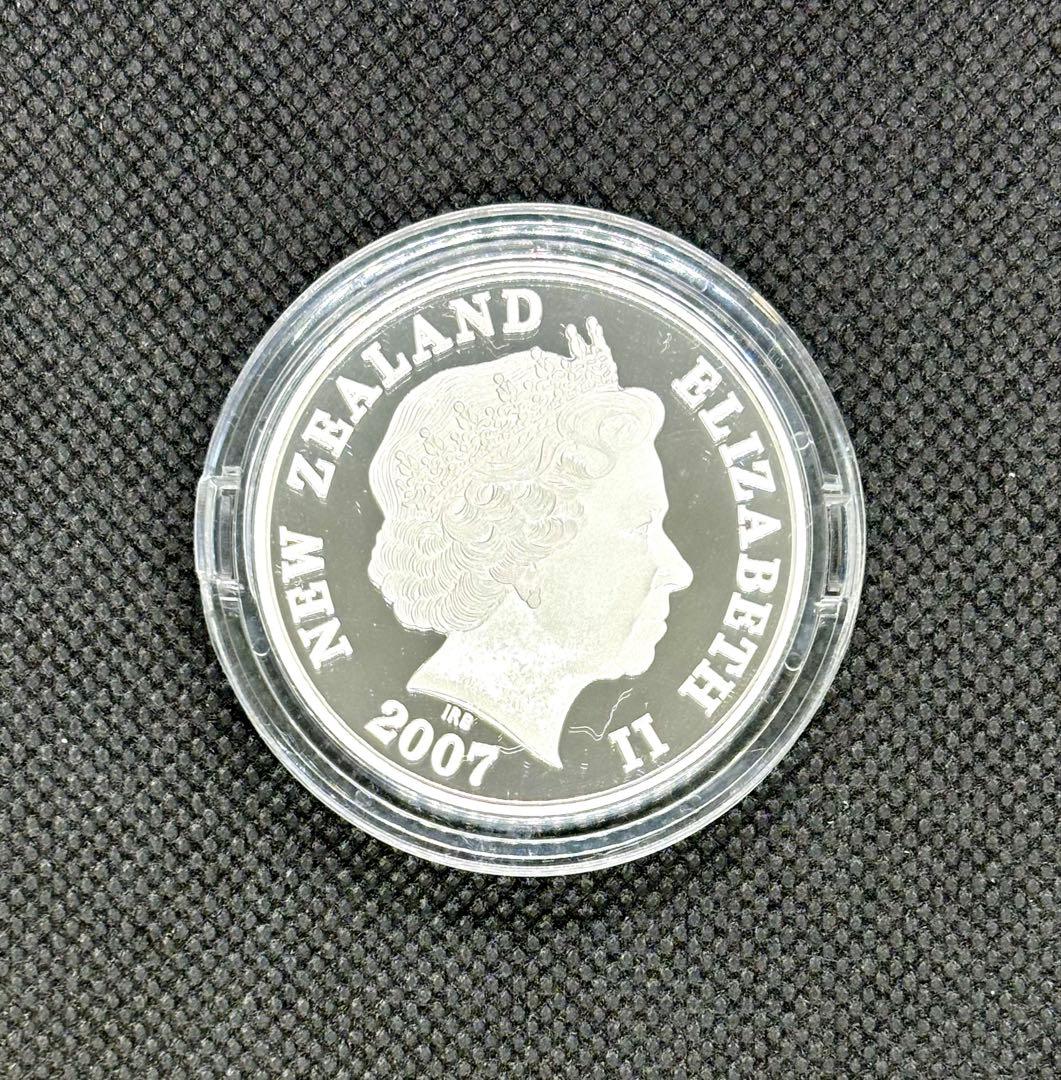 【美品】ニュージーランド 2007年 プルーフ銀貨 １NZドル ④