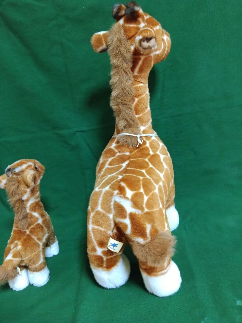 ぬいぐるみ　昭和レトロ　ナカジマ　キリン　親子　野性の王国　希少
