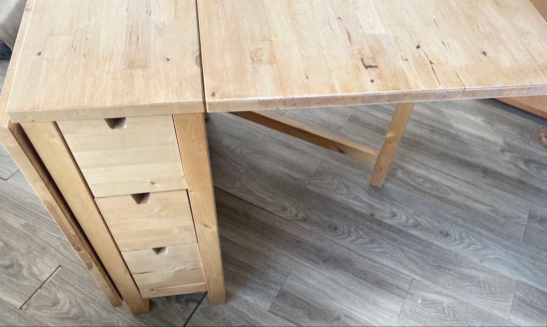 IKEA ゲートレッグテーブル【千葉県引取りは送料分5000円引】