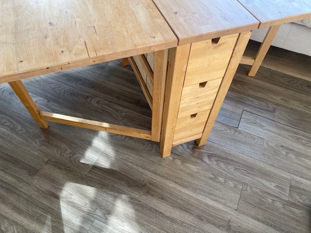 IKEA ゲートレッグテーブル【千葉県引取りは送料分5000円引】