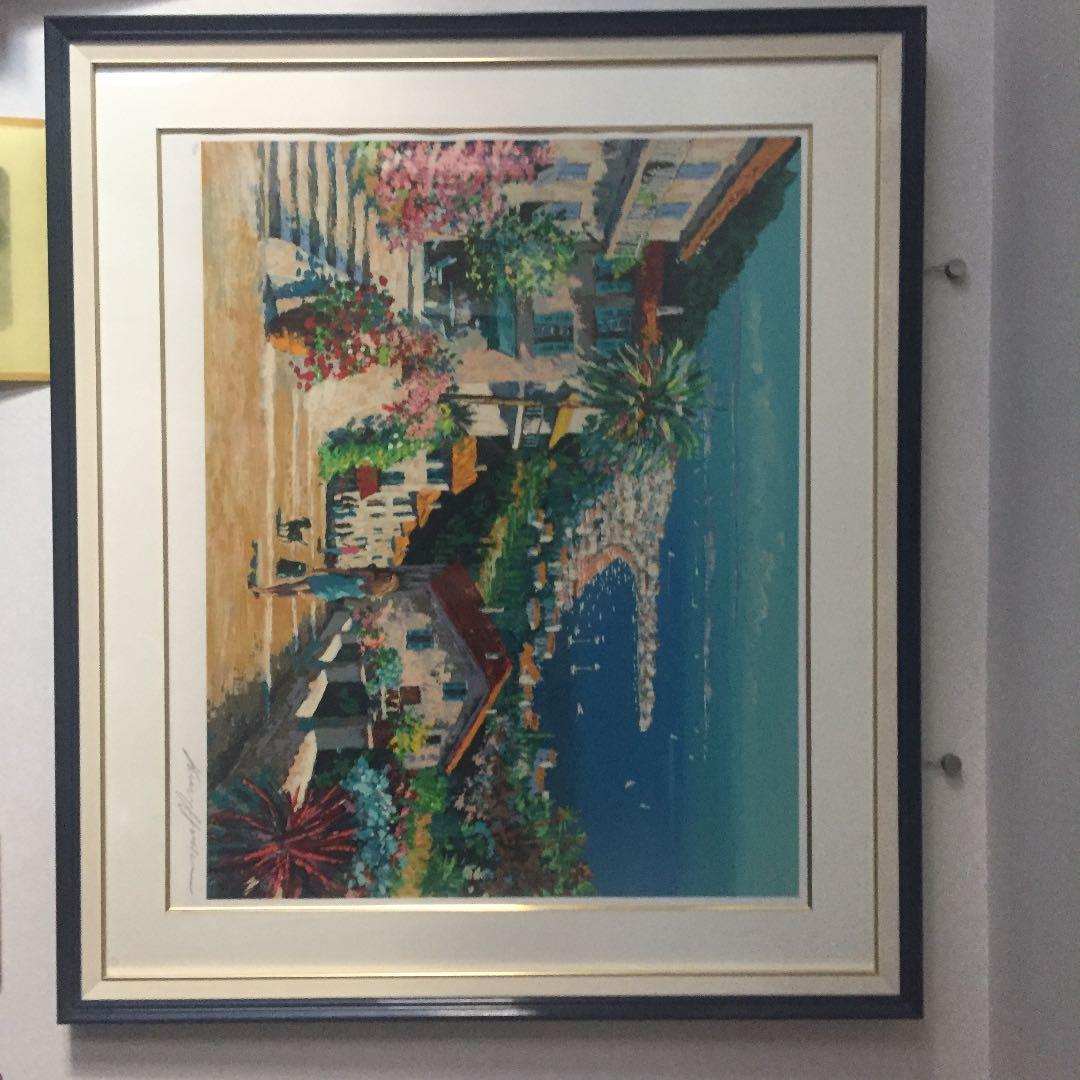 ケリーハーレム 地中海の午後 シルクスクリーン