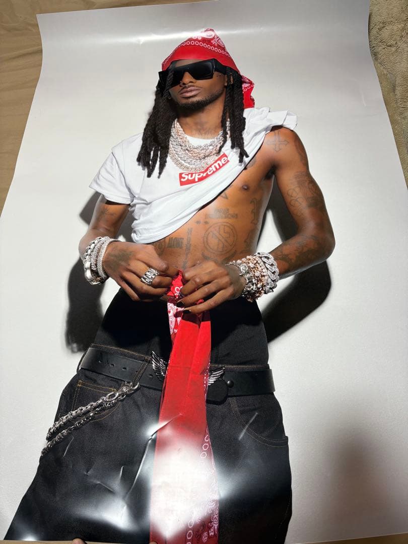 Supreme x Playboi Carti 25FW ポスター 1枚