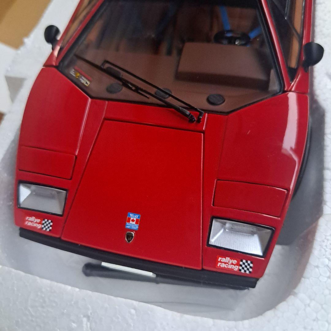 京商 ランボルギーニ カウンタック ウォーターウルフ 赤 1/18 開閉機能あり