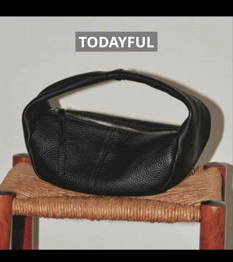 TODAYFUL 本革　レザーラップバッグ ハンドバッグ