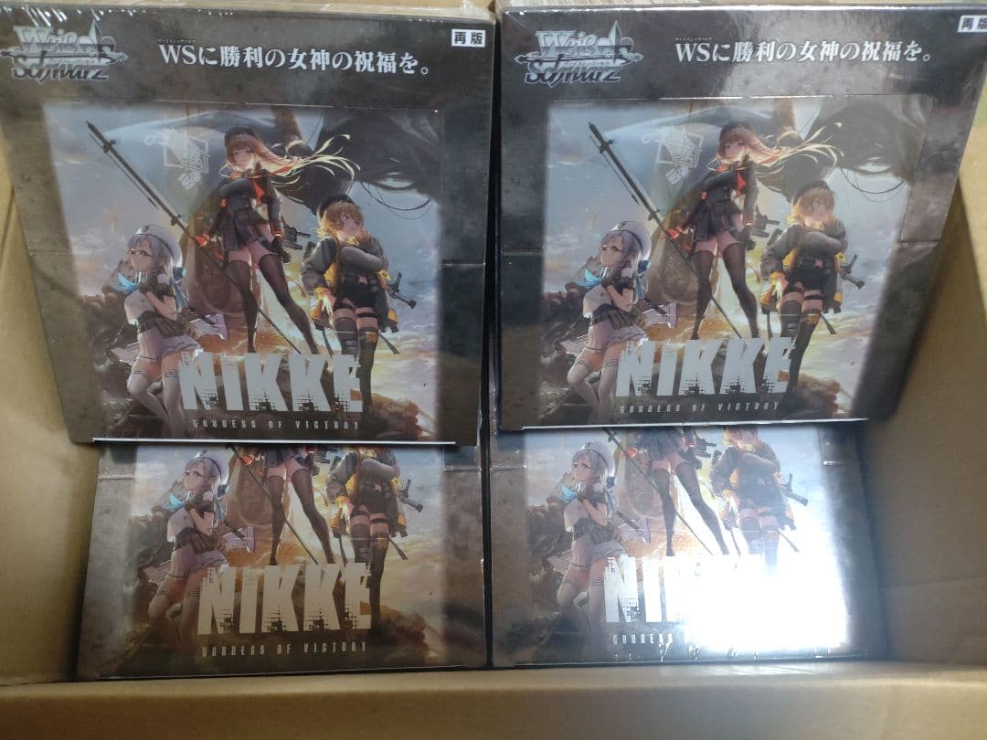 ヴァイスシュヴァルツ NIKKE 新品未開封　シュリンク付き4box