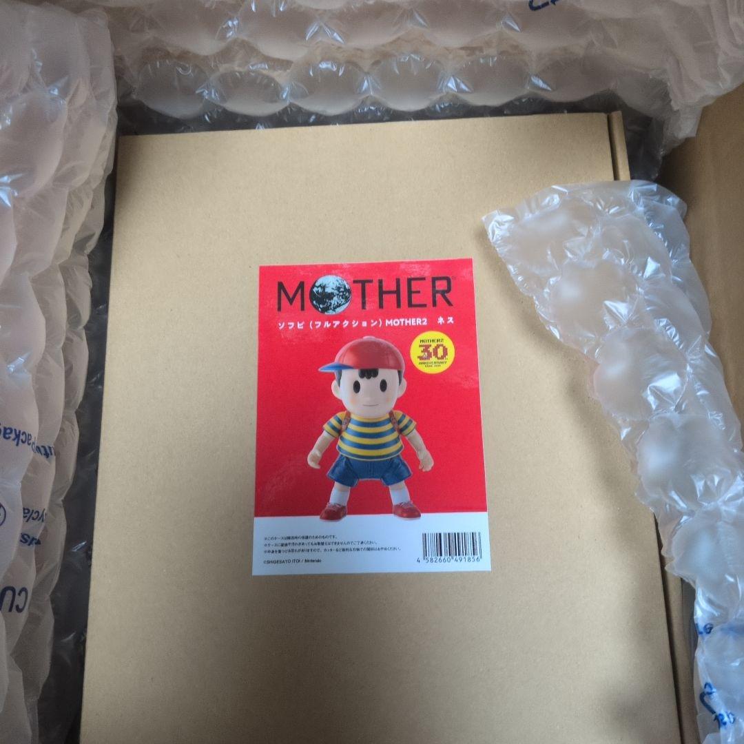 ほぼ日 MOTHER2 ネス ソフビ（フルアクション）【未開封】