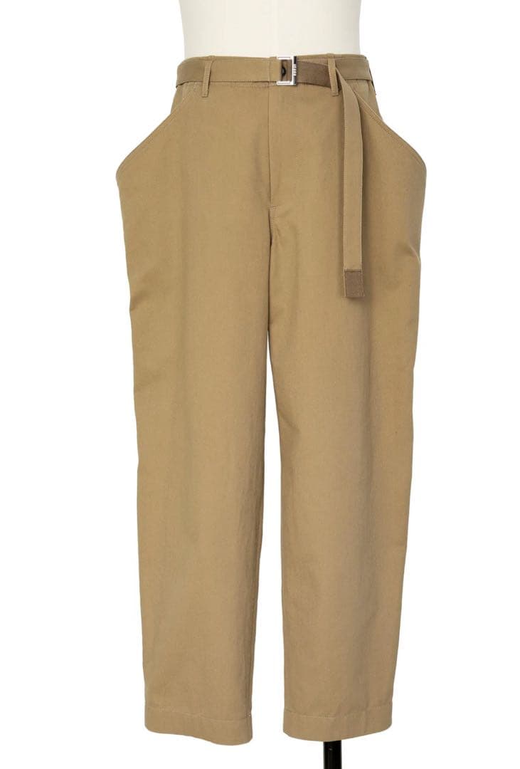 sacai 25SS size2 Cotton Chino ベージュ
