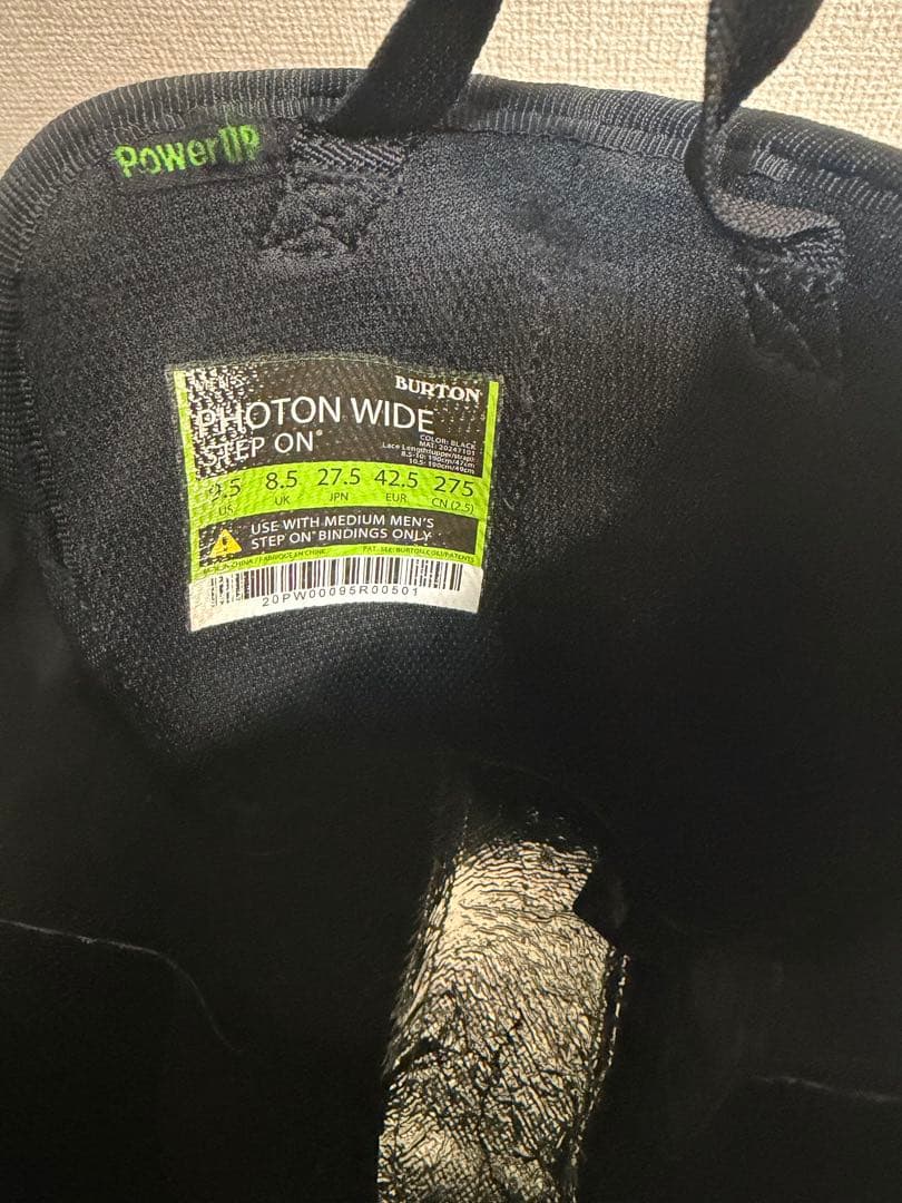 Burton Photon Wide StepOn ステップオンブーツ 27.5