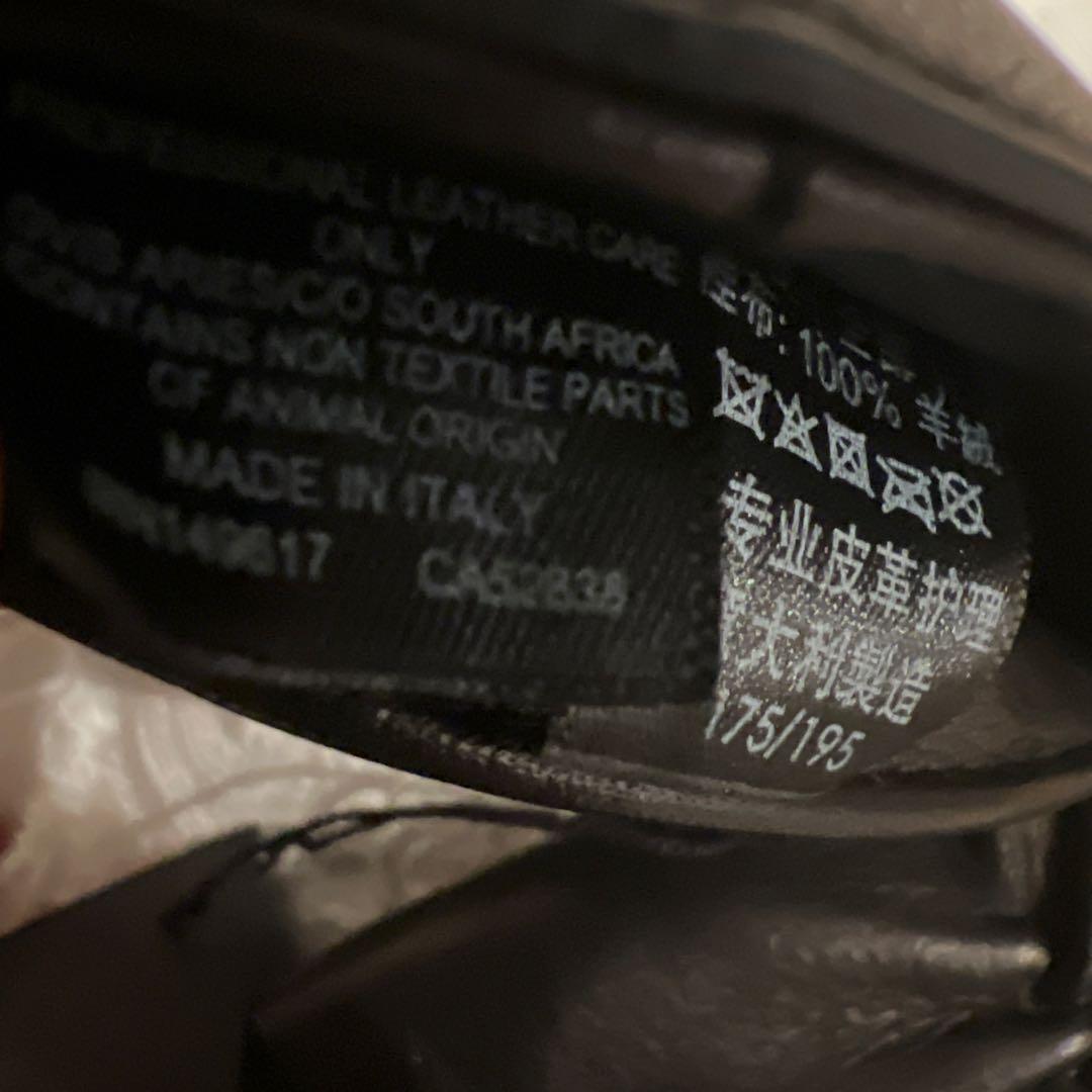 dunhill ダンヒル　最高級レザー手袋　カシミヤ100 未使用　黒イタリア製