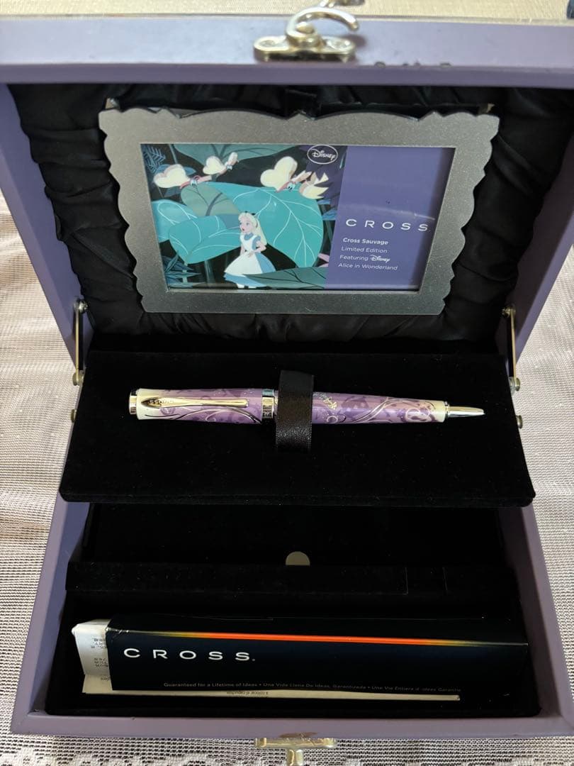 最終値下　クロス　ソバージュ　限定　ディズニー　不思議の国のアリス　ボールペン