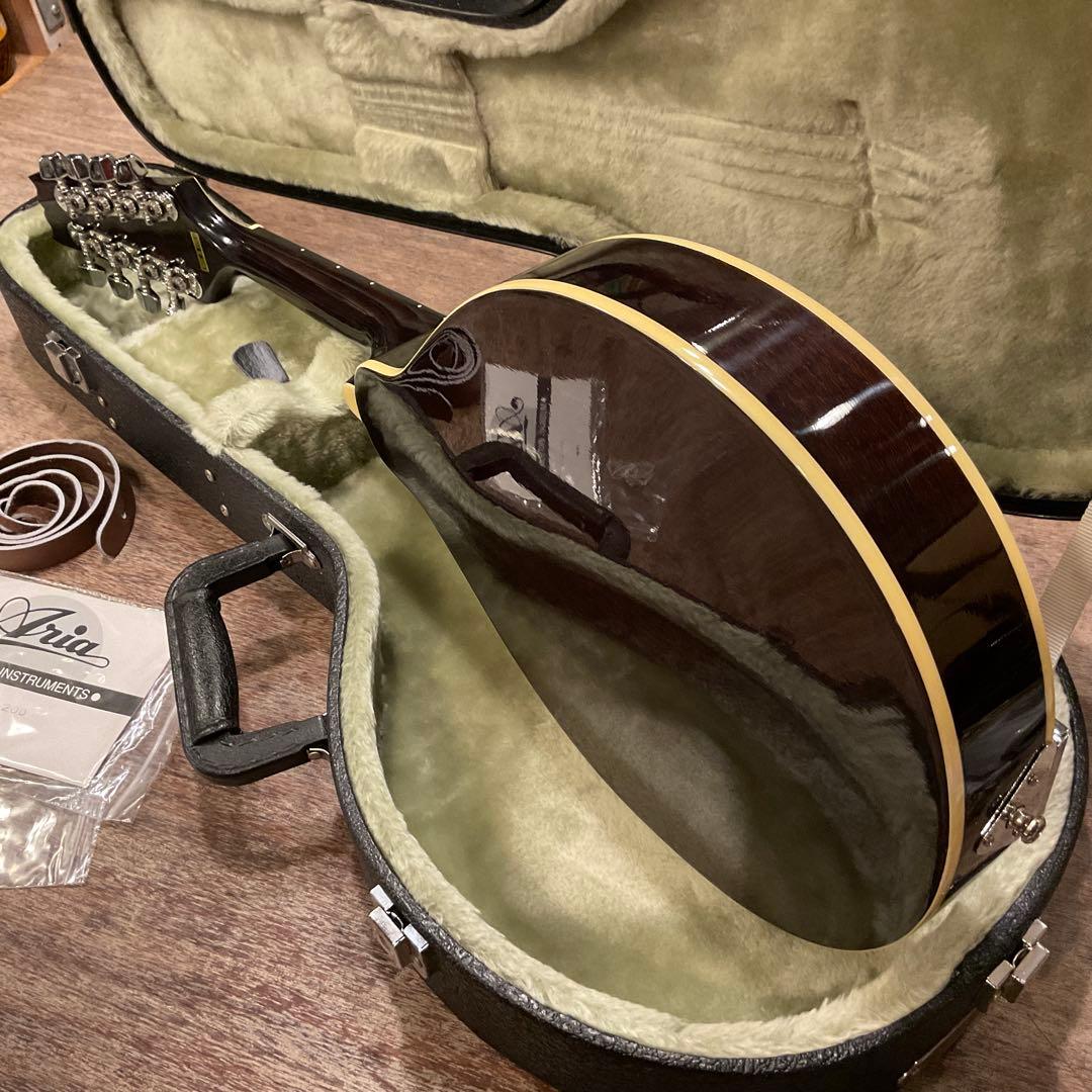 極美品！Aria アリア AM200 フラット マンドリン ハードケース付き