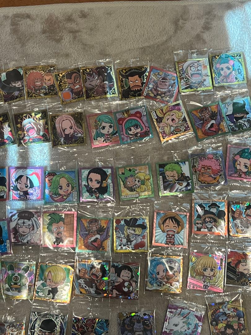 ドラゴンボール ワンピース 鬼滅の刃 シール カード まとめ売り レア多数