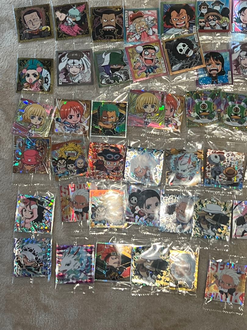 ドラゴンボール ワンピース 鬼滅の刃 シール カード まとめ売り レア多数