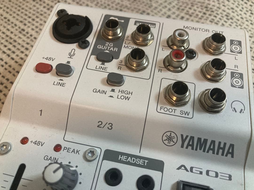 YAMAHA AG03 mk2 オーディオミキサー