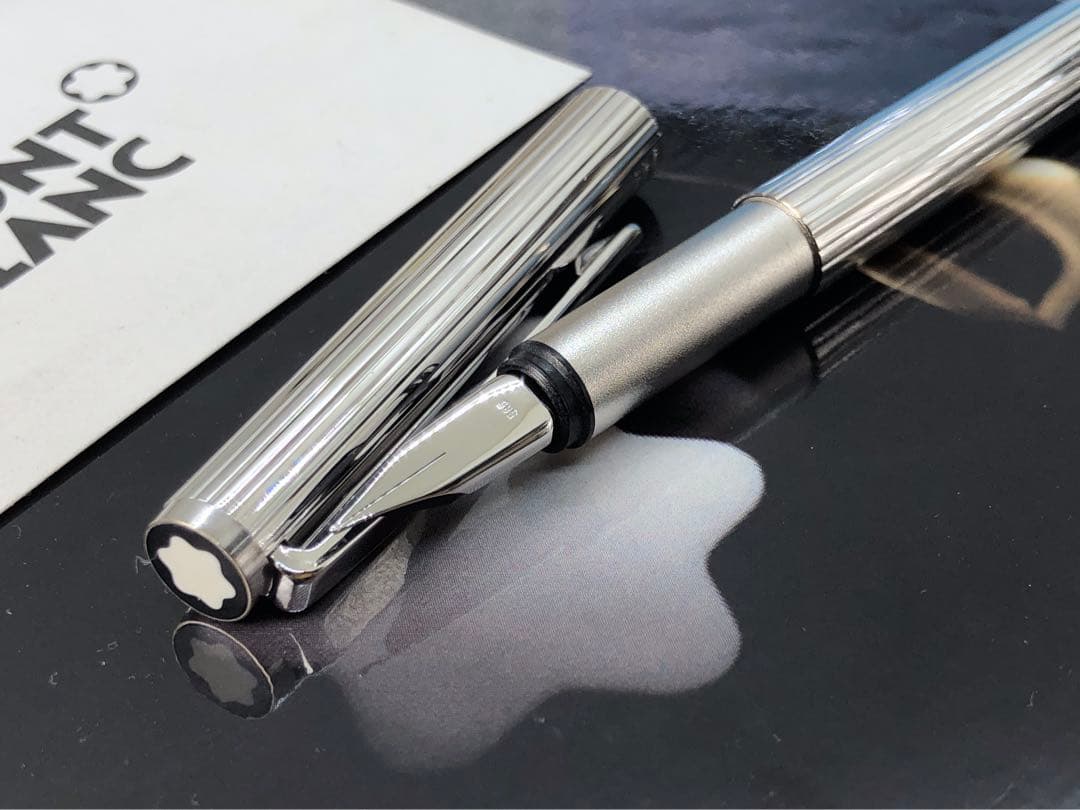 モンブラン　★稀な未使用に近い極上の保管品！総プラチナ張りノブレス★No1157