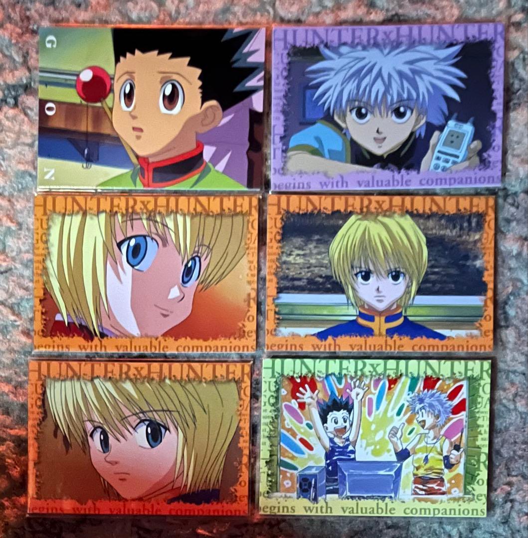 ラスト出品‼️非売品‼️6枚‼️HUNTER x HUNTER アニメイト限定カード‼️