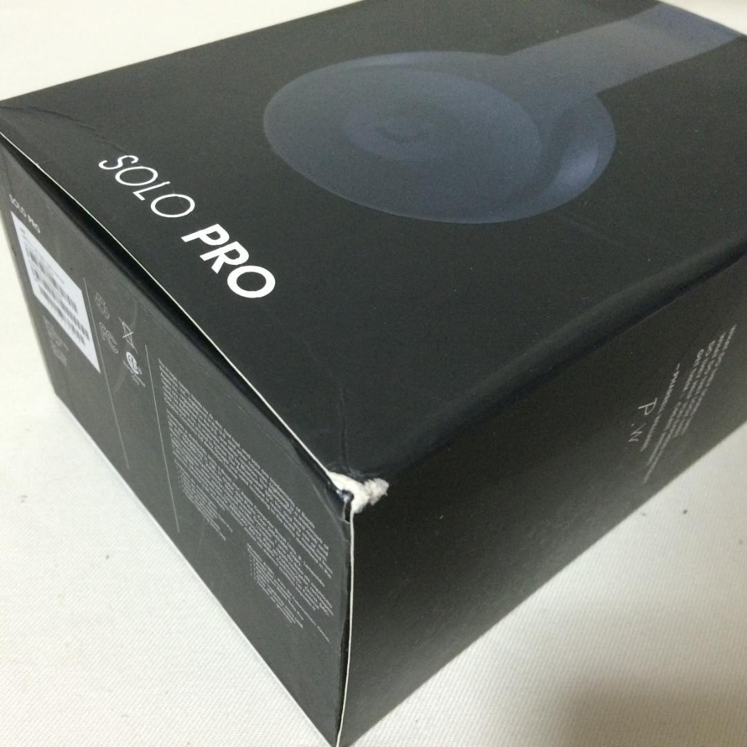 未使用　SOLO PRO ワイヤレスヘッドホン ブラック　■　W596