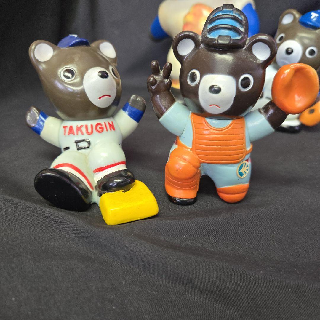 北海道拓殖銀行　たくちゃん　貯金箱　6体セット