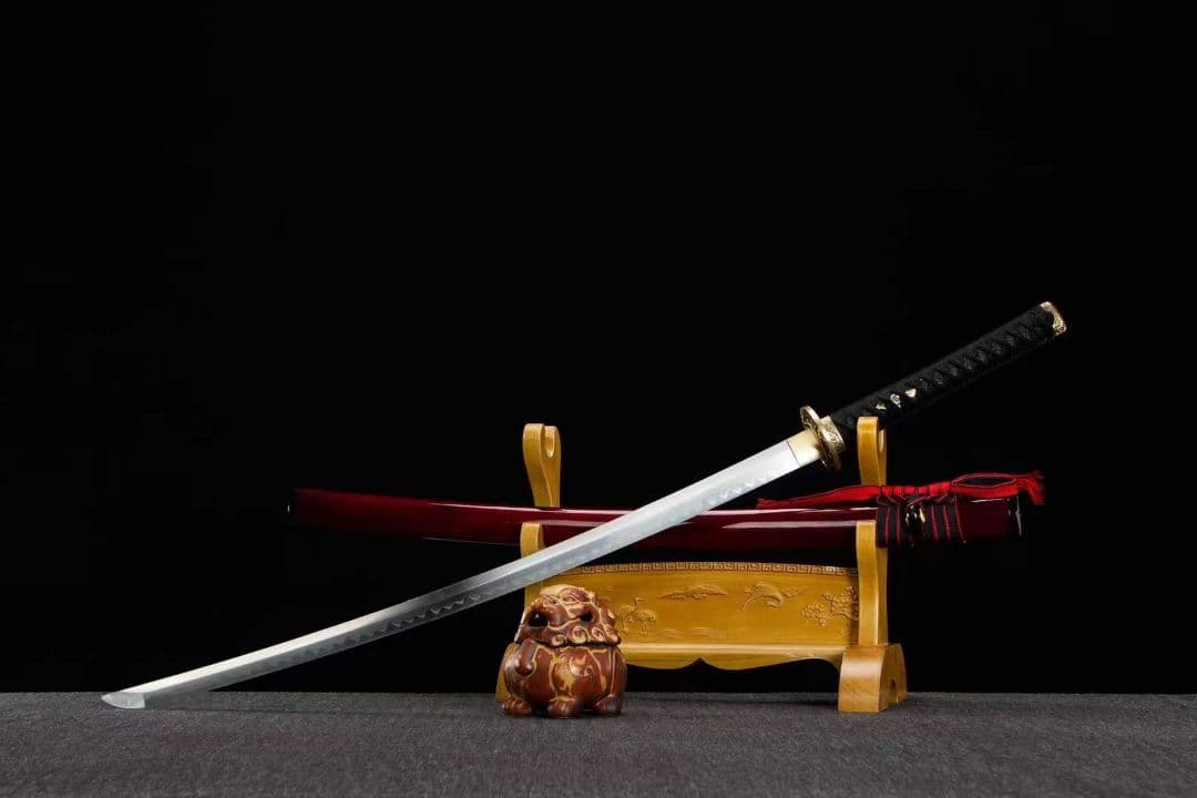獄火武士刀-T 10焼刃 武具　刀装具　日本刀　模造刀 居合刀