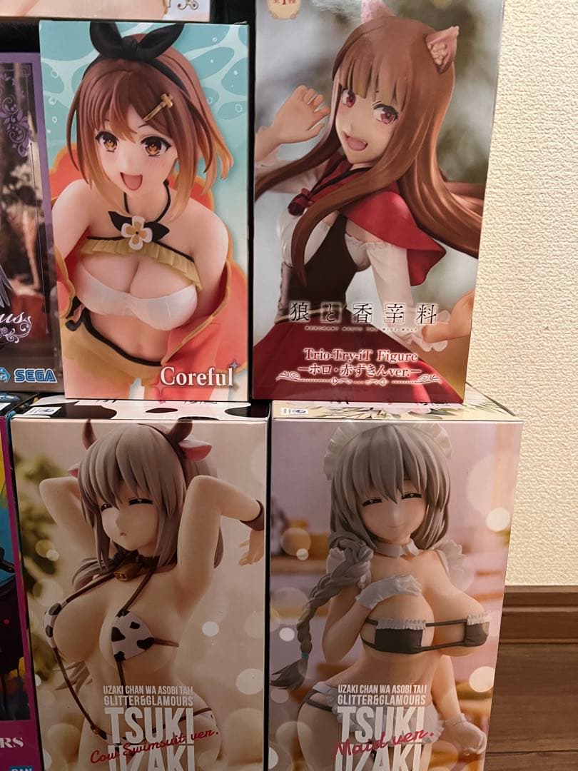 ライザのアトリエ　ダンダダン　ヒロアカ　狼と香辛料　宇崎月　フィギュア　プライズ