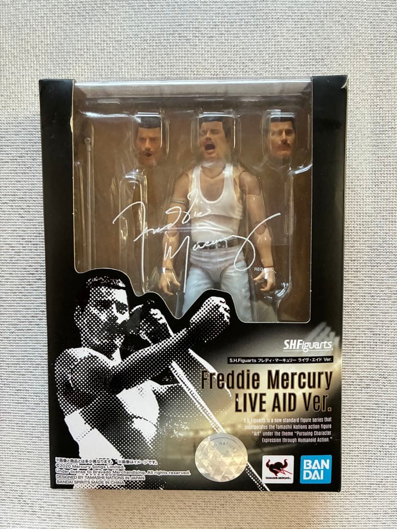 し*お様 【中古】S.H.Figuarts フレディ・マーキュリー ライヴ・エイ