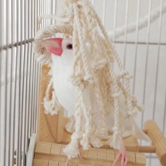 安全で安心《お花のナチュラルかみかみ》鳥おもちゃ インコおもちゃ