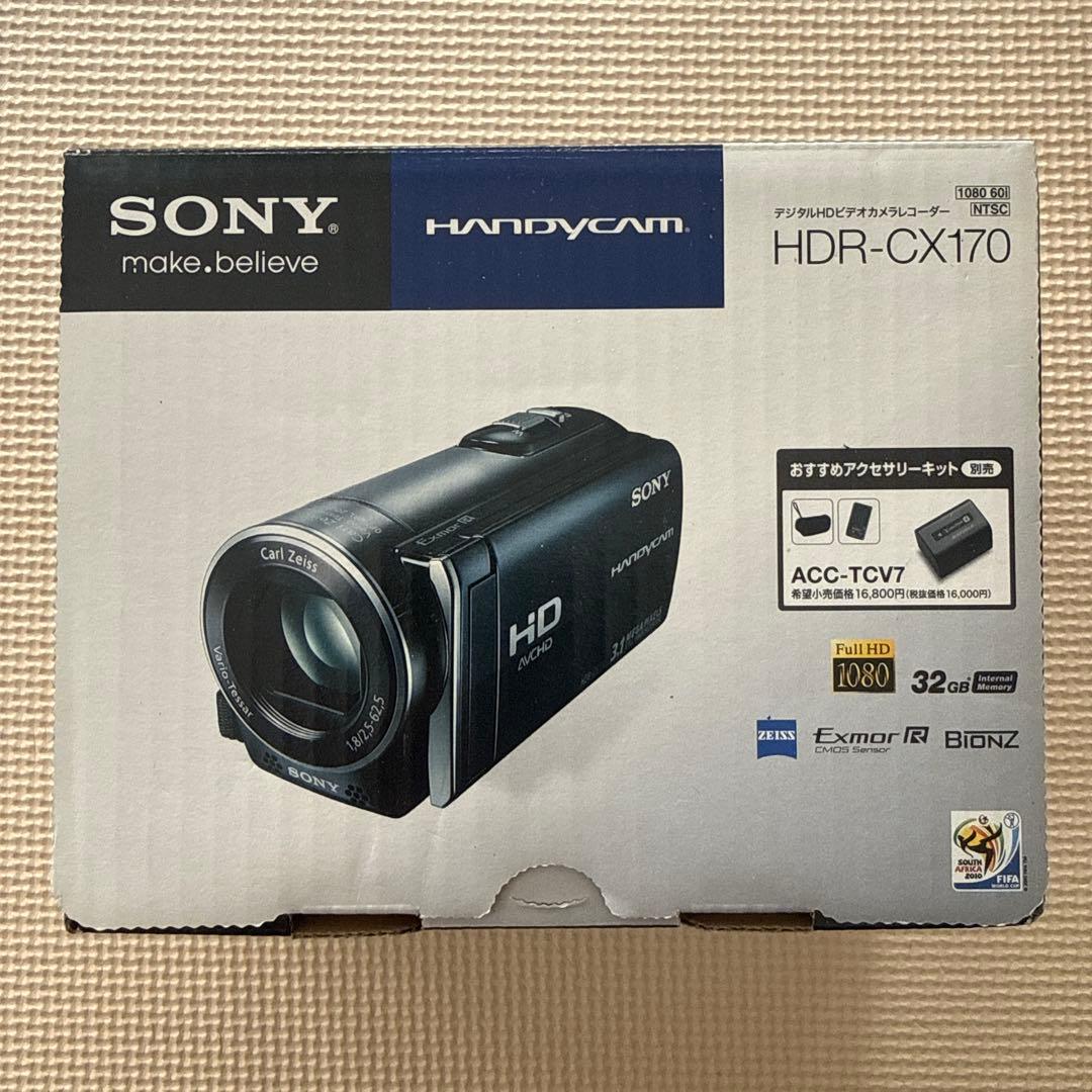 (動作確認済)SONY HDR-CX170 ビデオカメラ 本体