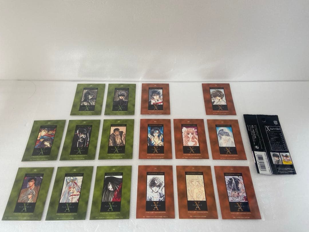 CLAMP　X 原作　トレーディングカード　　62枚セット　2002年