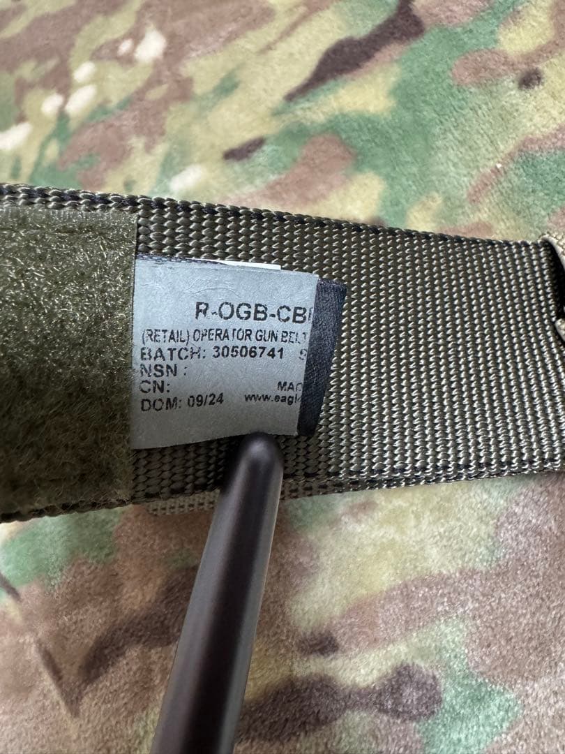 新品実物　Eagle Industries Operator Gun Belt