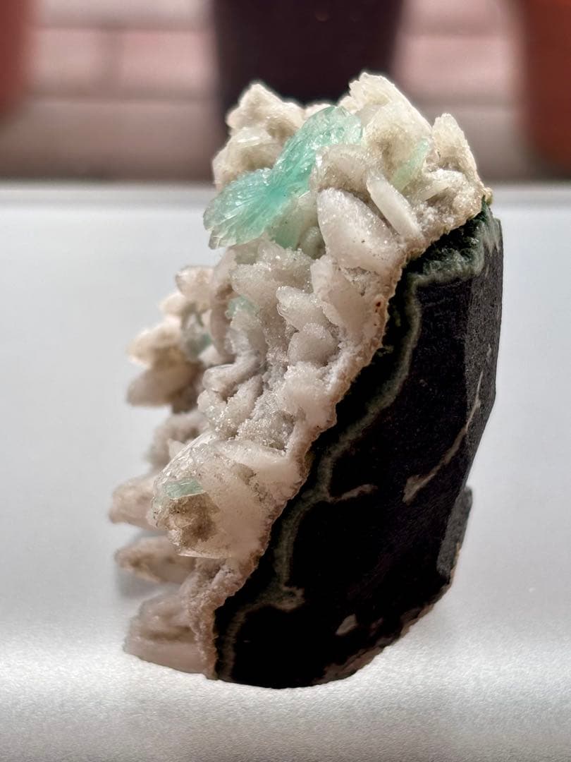 グリーンアポフィライト　スティルバイト　ヒューランタイト　インドマハラシュトラ産