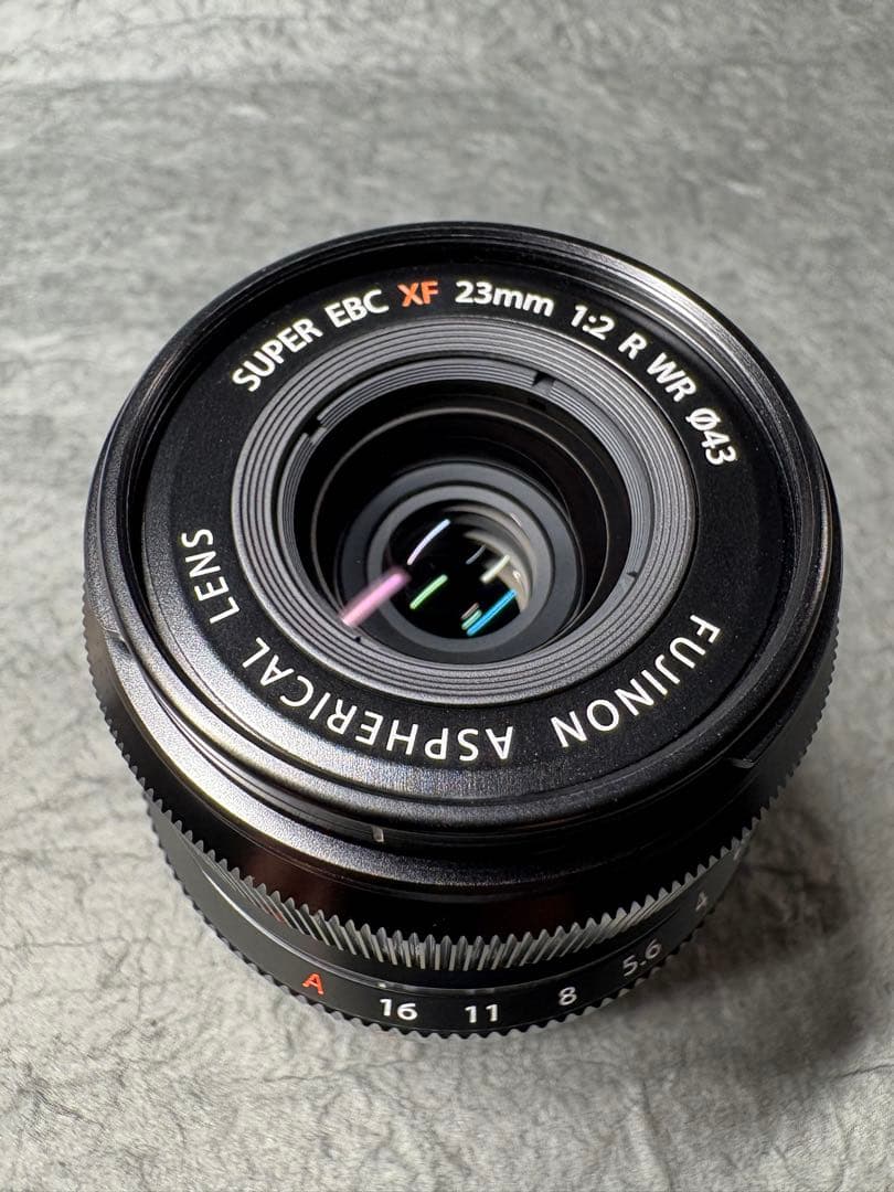 富士フイルム XF 23mm F2 日本製 +純正金属フード　使用感なし