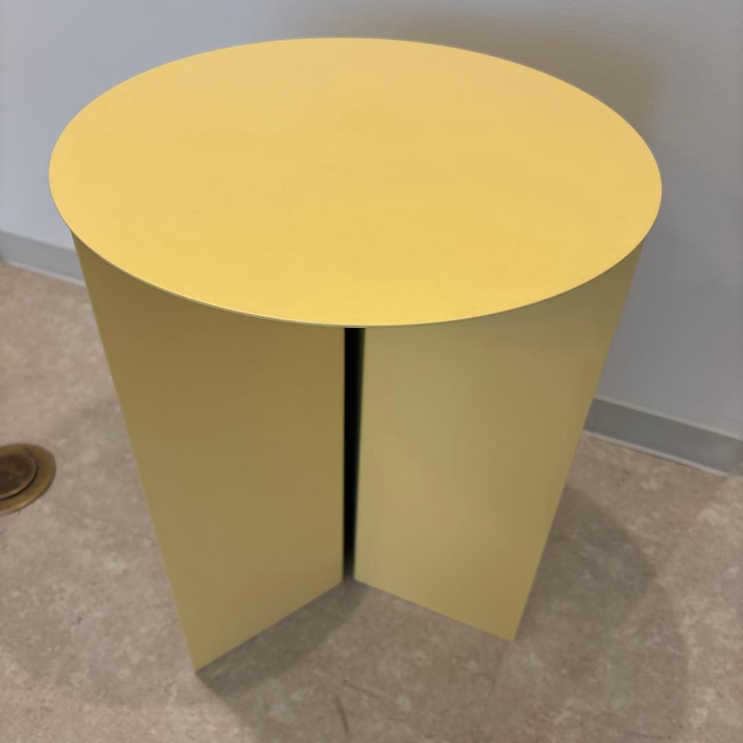 サイドテーブル・ナイトテーブル・ローテーブル HAY SLIT TABLE HIGH YELLOW