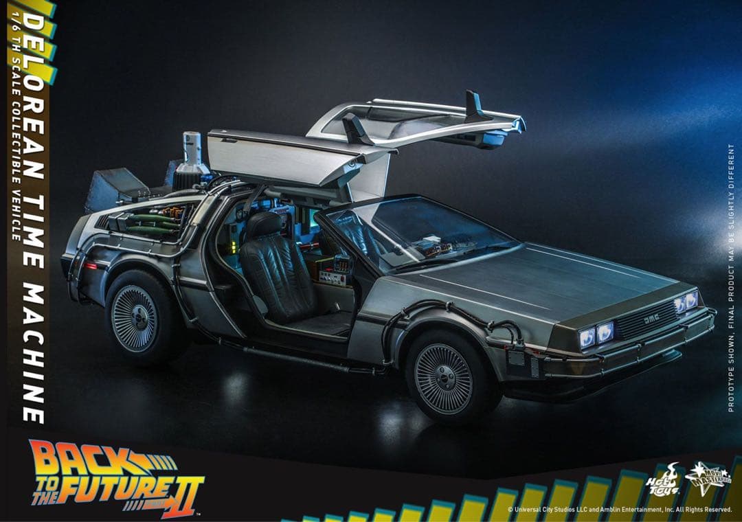 ホットトイズ MMS636 バック・トゥ・ザ・フューチャー1/6 デロリアン