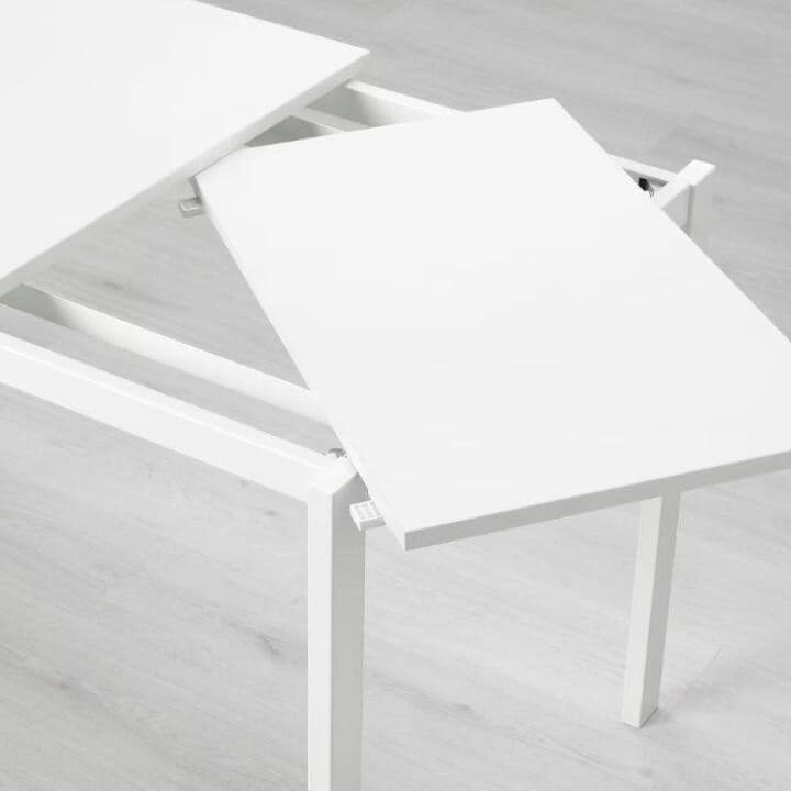 IKEA ダイニングテーブル VANGSTA 伸縮テーブル ホワイト