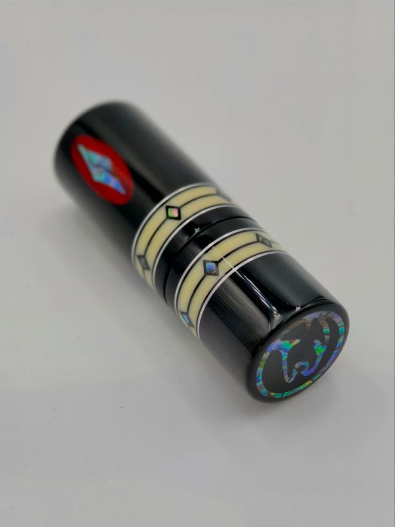 ビリヤード用キューの先端 黒色装飾