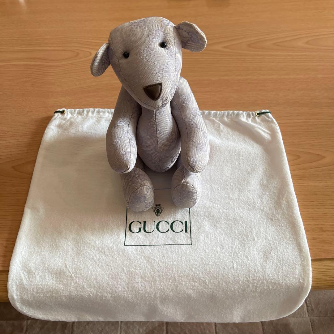 GUCCI(グッチ) GGキャンパス　テディベア　ぬいぐるみ