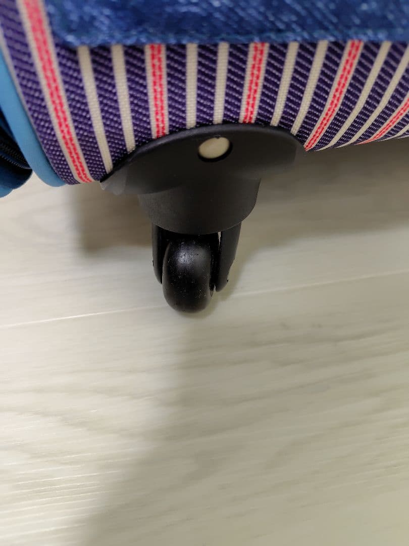 【 レア商品 】リサとガスパール　キャスター付きデニムキャリーケース