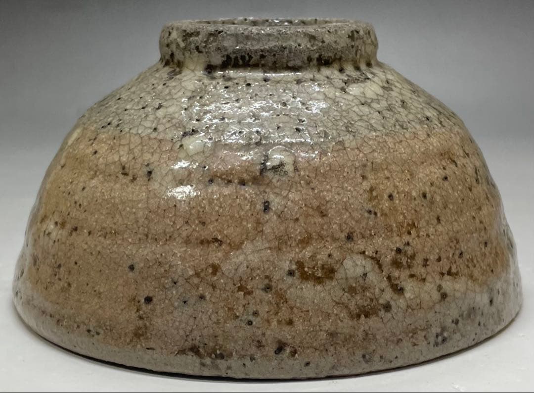 井戸茶碗　李朝時代　箱付(四方桟) 　s031