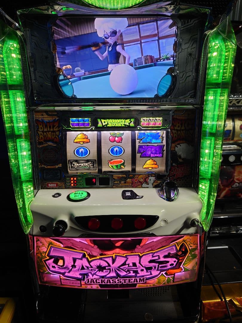 パチスロ　実機　ジャッカスチーム