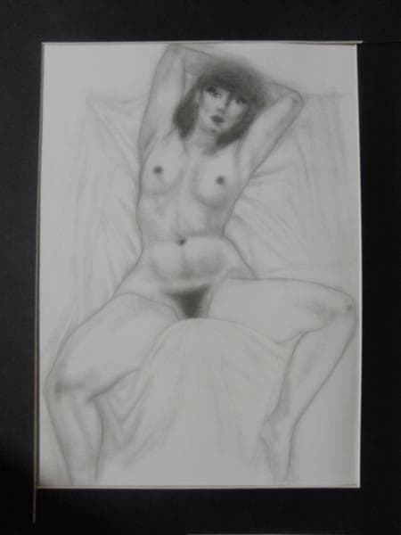 加山又造・裸婦素描Ⅰ、高級画集より、希少、新品額付